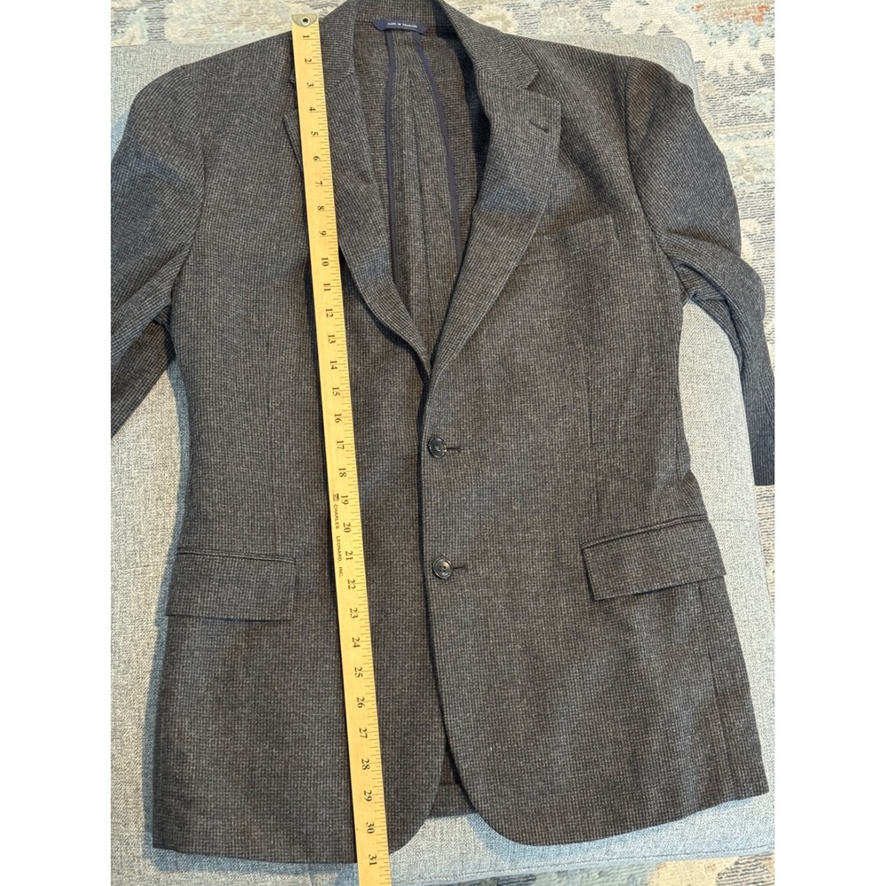 Brooks Brothers 1818 Regent Blazer 42R Grey Wool Cashmere Micro Check Sport Coat - Picture 7 of 8
